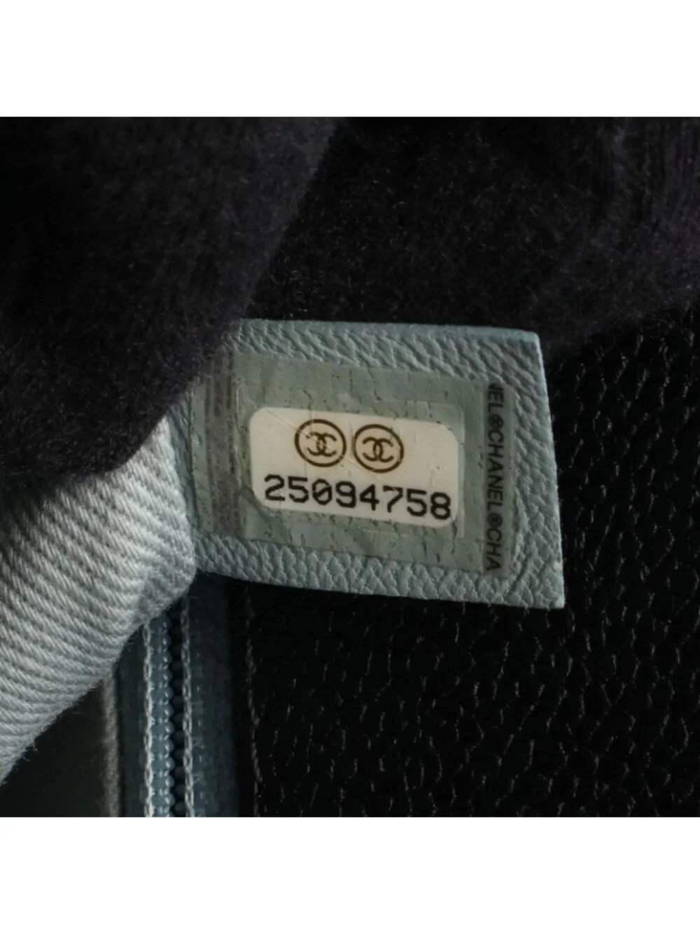 Chanel Shoulder Bag Quilted Half Coco Black Caviar Leather 2-Way Chain